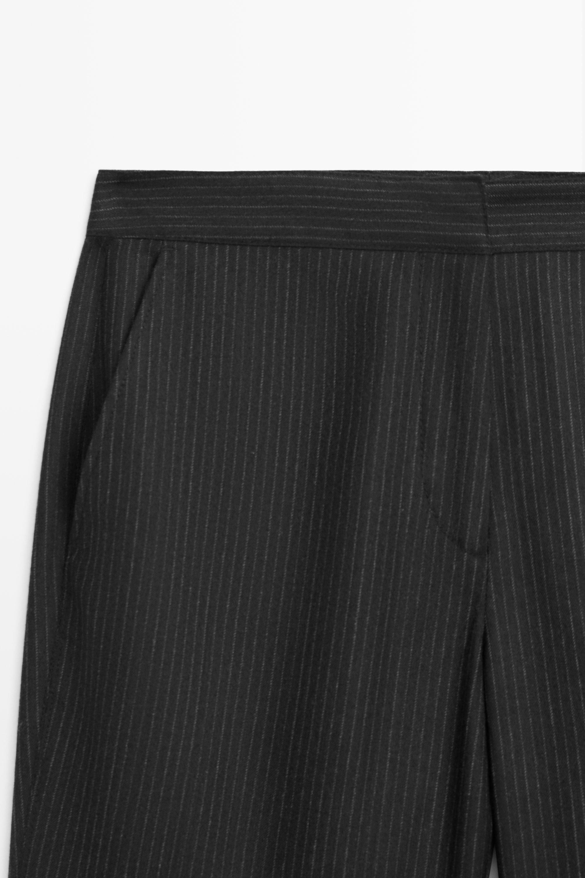 Pantalon flare fit à rayures tennis